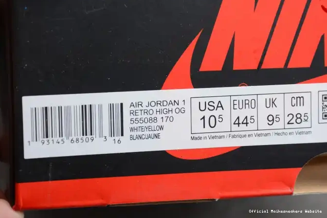 Official Maikesneakers Retro 555088-170 Flight First High Jordan Air OG Class 1 0618